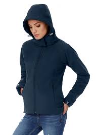 A softshell jacket is flexible and can help protect you from the elements, but not to the degree a packable: B C Hooded Softshell Men B C Collection