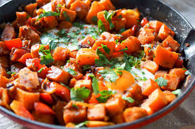 Susskartoffel Pfanne Mit Ei Rezept Rezepte Susskartoffel Pfanne Gesunde Rezepte
