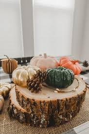 How To Spray Paint Pumpkins Easy Thanksgiving Decor Diy Kelsey Bang