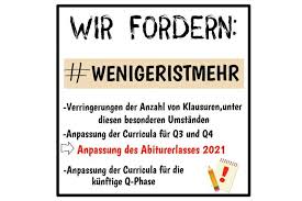 In hessen startet das abitur trotz der coronakrise. Anpassung Des Abiturerlasses 2021 In Hessen Verringerung Der Q2 Klausurenanzahl Online Petition