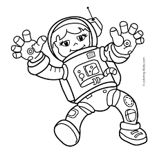 Supercoloring.com is a super fun for all ages: Girl Astronaut Coloring Pages