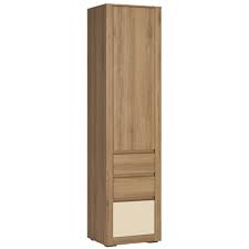 Find closetmaid bookcases, storage furniture, kidspace kids' storage, pantry cabinets, and decorative storage for easy storage and organization solutions. Hobby Tall 1 Door 3 Drawer Storage Cabinet In Oak Melamine Vanilla Whether Used In The Kids Bedroom Living R 3 Drawer Storage Cabinet Tall Cabinet Storage