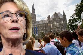 Students talk about meeting Betsy DeVos