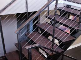 The metal and glass handrail is also sleek and stylish. Industrial Style Metal Stairs Great Lakes Metal Fabrication