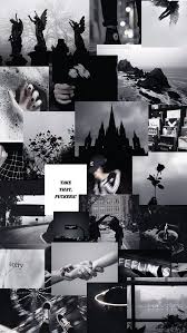 Black And White Aesthetic Collage Wallpaper Laptop 