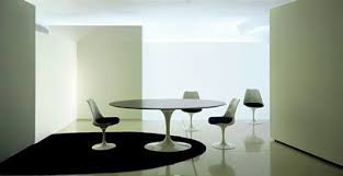 Saarinen Oval Dining Table Armless Tulip Chairs Saarinen Oval Dining Table With Armles Saarinen Dining Table Minimalist Furniture Design Saarinen Dining Chair