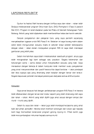 Setiap murid dikehendaki menjalani projek tertentu di luar waktu sekurang kurangnya 10 jam setahun. Doc Laporan Reflektif Gotongroyong Ldp Afzan Ahmad Academia Edu