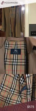 Burberry Trench 44l Nova Check Zip Out Lining Ex Burberry Trench Clothes Design Burberry Jacket
