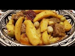 Tajine De Bœuf Aux Pommes De Terre Et Olives A La Marocaine طاجين بالحم و البطاطس Youtube Tajine Boeuf Recette Tajine Tajine