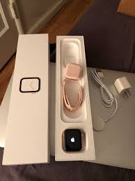 Apple Watch Series 4 40 Mm Gold Aluminum Case Pink Sand Sport Gps Mu682ll A Applewatch Apple Apple Watch Fashion Apple Watch Accessories Apple Watch Bands