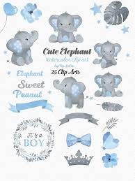 Birthday Crown For Boy Png Elephant Boy Clip Art Watercolor Watercolor Baby Peanut Clipart Blue Baby Shower Birthday Crown Bow Tie Flowers It S A Boy Comm Use In 2020 Elephant Baby Shower Boy Elephant Baby Shower Theme