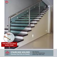 67 1/2″ x 52″ x 1/2″ clear tempered glass with chiseled irregular edges. Pre Order Only Staircase Glass Staircase Holder Stainless Steel 304 Handle Stainless Steel Glass Handrail Indoor Stair Balustrade Manufacturers Balcony Glass Modern Staircase Modern Railing Stair Stainless Steel Handrail Kaca Tangga Tangga