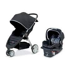 Love This Stroller By Britax It S Easy To Steer Lightweight And Compact When Fol Travel Systems For Baby Baby Strollers Travel System Best Baby Travel System