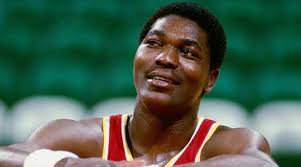 Ralph Sampson and Hakeem Olajuwon, known as Houston's “Twin Towers,” once  posed in front of two skyscrapers in the city, a perfect image for their  nickname. The Rockets had the number one