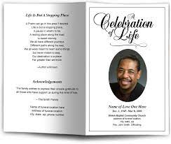 If you're writing an obituary for a program that includes a zoom funeral using a service like gatheringus, make sure to include the virtual event's link, entry codes, remind funeral attendees of appropriate online funeral etiquette, and instructions for if they have technical difficulties. Classic Funeral Program Template Memorial Service Bulletin Templates Funeral Program Template Free Funeral Templates Free Funeral Program Template