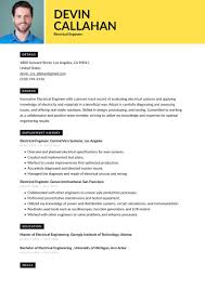 Resume sample for abroad balep midnightpig co. Electrical Engineer Resume Examples Writing Tips 2021 Free Guide