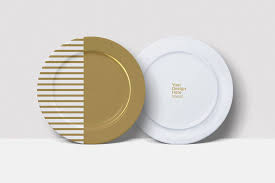 Plates Front View Mockup In 2020 Plates Light And Shadow Mockup