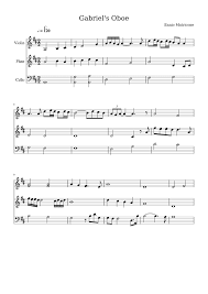 Gabriel S Oboe Partitura