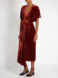Atlas V Neck Velvet Dress Masscob Matchesfashion Com Uk Velvet Dress Velvet Fashion Dresses