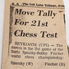 Bobby Fischer Boris Spassky 1972 Chess ...