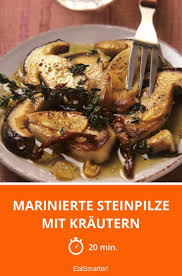 Marinierte Steinpilze Mit Krautern Rezept Steinpilze Steinpilze Rezept Pilze
