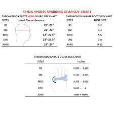 head guard measuring size chart martial arts supplies