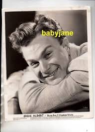EDDIE ALBERT ORIGINAL 8X10 PHOTO EARLY HANDSOME PORTRAIT 1939 WARNER BROS