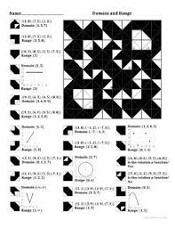 Finding The Domain And Range Given Relations And Graphs Color Worksheet Color Worksheets Graphing Worksheets