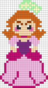 Disney Anastasia Cinderellas Evil Step Sister Perler Bead Pattern クロスステッチ 図案 クロスステッチ 図案