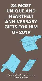 27 cute anniversary gifts for any boyfriend. 34 Most Unique And Heartfelt Anniversary Gifts For Him Of 2020 Dodo Burd