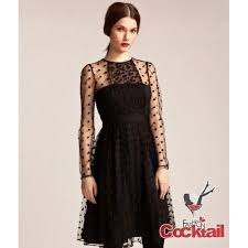 Puanli Tullu Seffaf Gece Elbise Siyah 34666877 N11 Com Elbise Elbise Modelleri Dantel Elbise