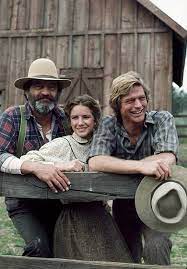Victor French As Isaiah Edwards Melissa Gilbert As Laura Elizabeth Ingalls Wilder Dean Butler A Little House Laura And Almanzo Little House On The Prairie Show