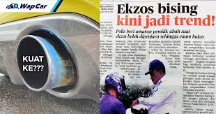 Membersihkan lingkungan untuk menjaga kesehatan. Isu Ekzos Bising Berapa Tahap Desibel Db Maksima Untuk Elak Denda Rm 2 000 6 Bulan Penjara Wapcar