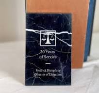 Personalized Marble Bookends for Legal Professionals by M.LaHart