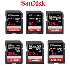 Memory sandisk extreme pro micro sd 400gb ultra kelas 10 170mbps ori. Sandisk Extreme Pro Sd Card Sdxc Uhs I Camera Dslr Memory Card Sdsdxxy 170mb S