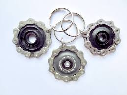 Porte Cles Bicyclette Derailleur Pully Roue Et Chaine Steam Keychain Bike Jewelry Bicycle Jewelry