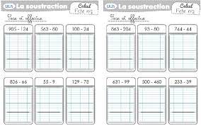 Téléchager évaluation soustraction sans retenue ce1. Soustraction Avec Et Sans Retenue Soustraction Multiplication Programme Ce1