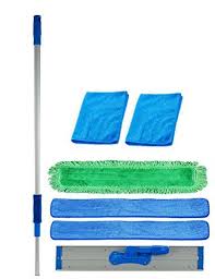 Bio Clean Eco Friendly Hard Water Stain Remover 20 Oz Large 36 Inch Professional Commercial Microfiber Mop With Three 36 Microfiber Mop Pads And 2 Bonus Microfiber Towels Microfiber Mops Microfiber Mop Pads Wet Mop Pads