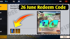 These codes will be restricted to a single region and others can not redeem them. Garena Free Fire Redeem Codes For 26 June Unlock Free Diamonds And Cool Skins India Fantasy