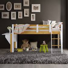 Lit mezza nordic mi hauteur echelle incl. 8 Lit Mezzanine Mi Hauteur 90 X 190 Cm En Bois Et Blanc Armand