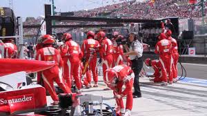 In formula one motor racing, the pit stop team completes the complex task of changing tires and fueling the car in about seven seconds. Ferrari Double Pit Stop In Gp Budapest 2010 Youtube