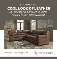 5 out of 5 stars. If You Love The Cool Look Of Leather But Long For The Warm Feel Of Fabric You Ll Love This Coffee Sectional By Signature Design Seybusiness