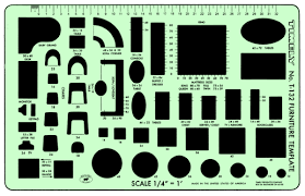 Maybe you would like to learn more about one of these? T 132 Furniture 1 4 Scale T 132 7 70 Timely Drafting Templates Die Cut Drafting Templates