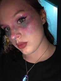 How did I do with the rainbow wig and glitter freckles?