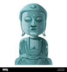 Buddha statue india stone Cut Out Stock Images & Pictures