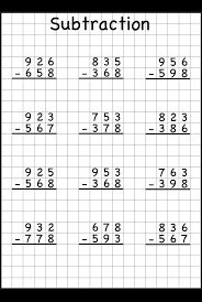3 Digit Subtraction With Regrouping In 2020 Math Subtraction Subtraction Worksheets Regrouping Subtraction