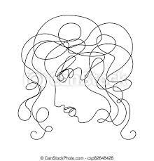 While drawing lines with 360 rotation, it is easy to draw perfect lines on golf ball stably. One Line Drawing Woman Face Beauty Female Portrait In Sketch Art Style Continuous Line Draw Head Single Outline Vector Canstock
