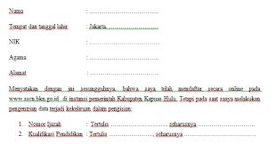 Tapi bagi surat bukan resmi yang tidak memiliki kepala surat, wajib menuliskan tempat di bagian surat ke 2 ini. Contoh Surat Pernyataan Kesalahan Input Data Contoh Surat
