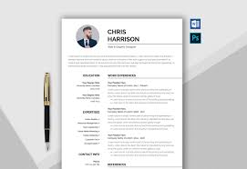 Professional curriculum vitae can be handed to people who are already competent in their line of work and looking for a new kind of job that can lay the example functional cv templates is free to download when you need one or you can have it in microsoft word so you can type and print the letter. Free Professional Resume Template In Word Psd Format Resumekraft
