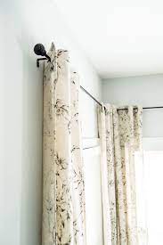 The Perfect Farmhouse Floral Curtains My Curtain Hanging Hacks Farmhouse Style Curtains Farm House Living Room Floral Curtains